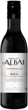 Вино Риоха Кастильо де Альбаи красное сухое 0,187л