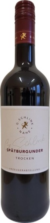 Вино Г.Шлинк Шпетбургундер красное полусухое 0,75л