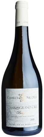 Вино Шабли Гран Крю Бугро Домен Шарли Николь белое сухое 0,75л