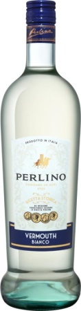 Напиток виноградосодержащий Вермут Перлино Бьянко ароматизированный 1л
