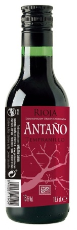 Вино Риоха Антаньо красное сухое 0,187л