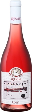 Вино Розе Артвайн розовое сухое 0,75л