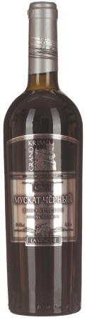 Вино Гранд Крым Мускат Черный красное полусладкое 0,75л