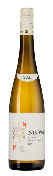Вино Рислинг Ник Вайс белое полусухое 0,75л