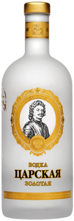 Водка Царская Золотая 1,0л