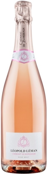 Игристое вино Креман де Бордо Леопольд Леман розовое брют 0,75л