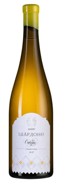 Вино Шардоне Сикоры белое сухое 0,75л