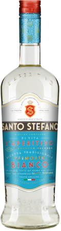 Напиток плодовый особый алк. Вермут Санто Стефано Бьянко сладкий 1л