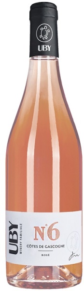 Вино Кот де Гасконь Юби №6 Розе розовое сухое 0,75л