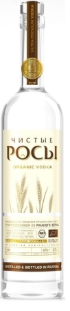 Водка Чистые Росы из Ржаного зерна 0,7л
