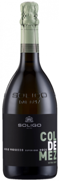Игристое вино Просекко Суперьоре Солиго белое экстра брют 0,75л