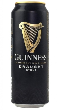 Пиво Гиннесс Драфт 0,44л ж/б + азот. капс.
