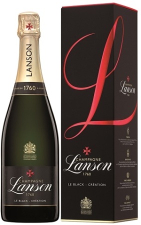 Игристое вино Шампань Лансон ле Блэк Креасьон белое брют 0,75л п/у