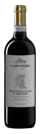 Вино Монтепульчано д Абруццо Кампотерра красное сухое 0,75л