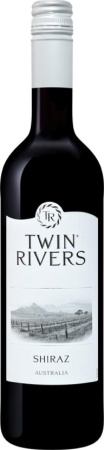 Вино Твин Риверс Шираз красное полусухое 0,75л