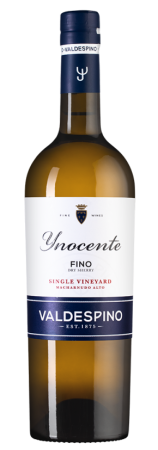 Вино ликерное Херес Вальдеспино Фино Иносенте 0,75л