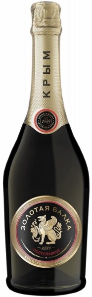 Игристое вино Золотая балка белое полусладкое 0,75л