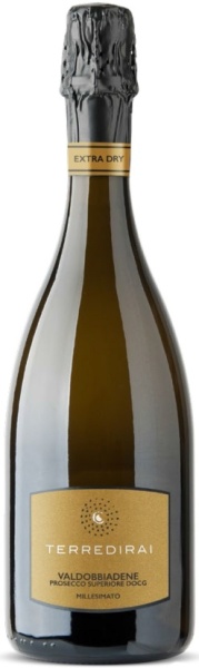 Игристое вино Просекко Вальдоббьядене Супериоре Миллезимато Терре ди Рай белое брют 0,75л