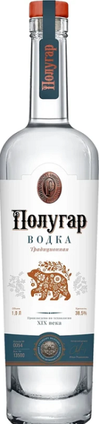 Водка Полугар 1л