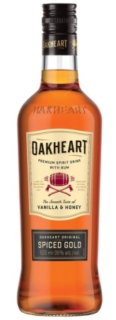 Спиртной напиток Оакхарт Ориджинал Спайсд Голд с ромом 0,5л