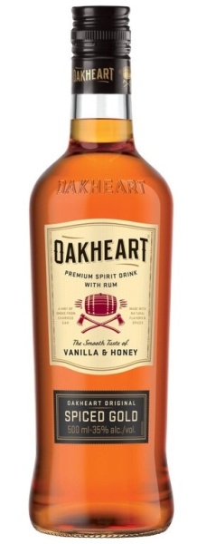 Спиртной напиток Оакхарт Ориджинал Спайсд Голд с ромом 0,5л