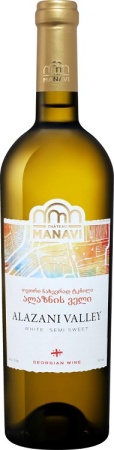 Вино Шато Манави Алазанская долина белое полусладкое 0,75л
