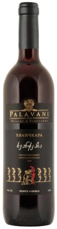 Вино Палавани Хванчкара красное полусладкое 0,75л