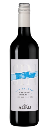 Вино безалкогольное Винья Албали Каберне Темпранильо красное 0,75л