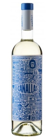 Вино Канальяс белое сухое 0,75л