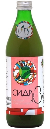 Сидр Дальняя дача №3 полусладкий 0,5л