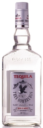 Текила Трес Сомбрерос Белая 0,7л