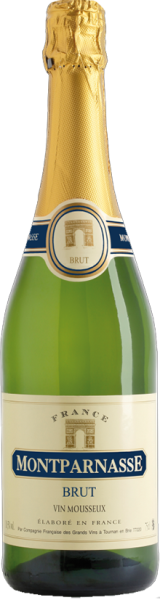 Игристое вино Монпарнас белое брют 0,75л