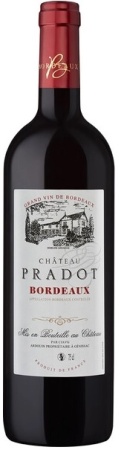 Вино Бордо Шато Прадо красное сухое 0,75л