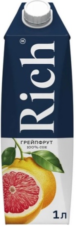 Сок Рич Грейпфрут 1л