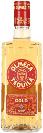 Спиртной напиток Текила Ольмека Золотая 0,7л