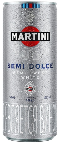 Напиток виноградосодержащий газ. Мартини Семи Дольче белый сладкий 0,25л ж/б