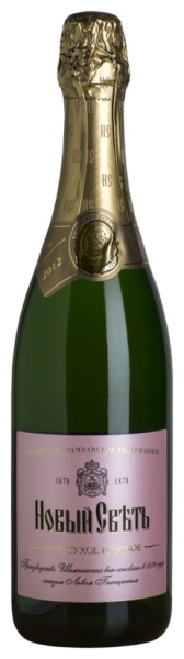 Игристое вино Новый Свет Выдержанное розовое полусухое 0,75л