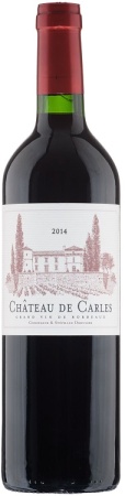 Вино Фронсак Шато де Карль красное сухое 0,75л