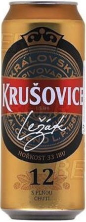 Пиво Крушовице Лежак 12 светлое 0,5л ж/б