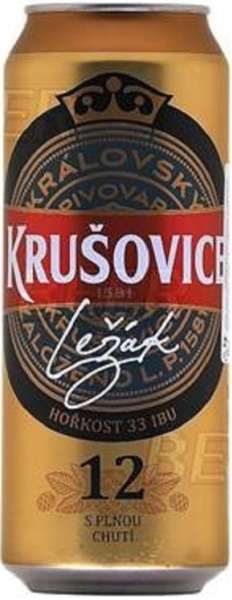 Пиво Крушовице Лежак 12 светлое 0,5л ж/б