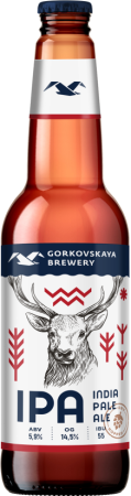 Пиво Горьковская Пивоварня IPA 0,44 бут.