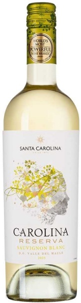 Вино Каролина Ресерва Совиньон Блан белое сухое 0,75л
